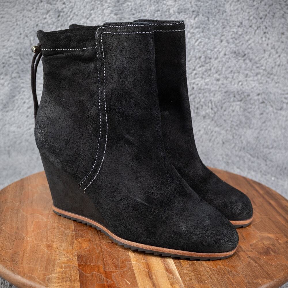 Dr Scholl's Black Ireland‎ Ankle Booties Slip On Suede Size 9M